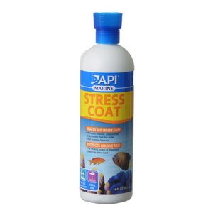 [Pack of 3] - API Stress Coat Marine Fish & Tap Water Conditioner 16 oz (Treats 948 Gallons)