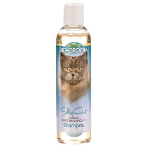 [Pack of 3] - Bio Groom Silky Cat Tearless Protein & Lanolin Shampoo 8 oz