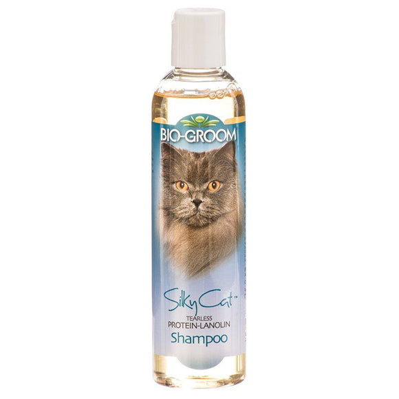 [Pack of 3] - Bio Groom Silky Cat Tearless Protein & Lanolin Shampoo 8 oz