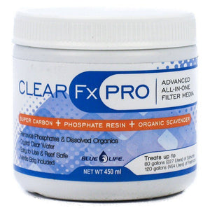 [Pack of 2] - Blue Life Clear FX Pro Filter Media 450 ml