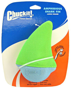 [Pack of 3] - Chuckit Amphibious Shark Fin Water Toy Large - 3" Diameter (1 Pack)