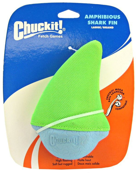 [Pack of 3] - Chuckit Amphibious Shark Fin Water Toy Large - 3