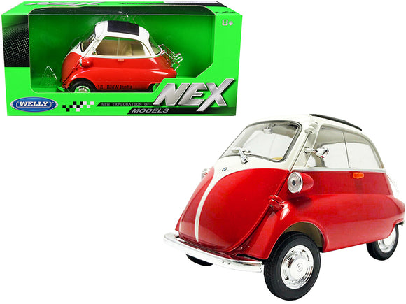 PACK OF 2 - BMW Isetta Red and White NEX Models