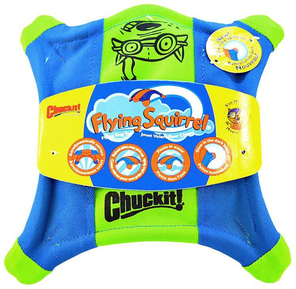 [Pack of 3] - Chuckit Flying Squirrel Toss Toy Medium - 10