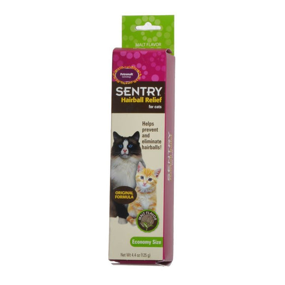 [Pack of 4] - Sentry Petromalt Hairball Relief - Liquid Original Flavor 4.4 oz