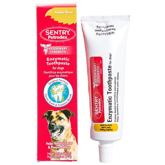 [Pack of 3] - Petrodex Enzymatic Toothpaste for Dogs & Cats Poultry Flavor - 6.2 oz