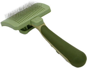 [Pack of 3] - Safari Self Cleaning Slicker Brush Small Dogs - 7.5" Long x 3.5" Wide