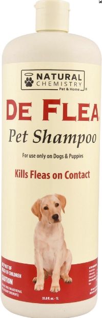 [Pack of 2] - Natural Chemistry De Flea Pet Shampoo 33.8 oz