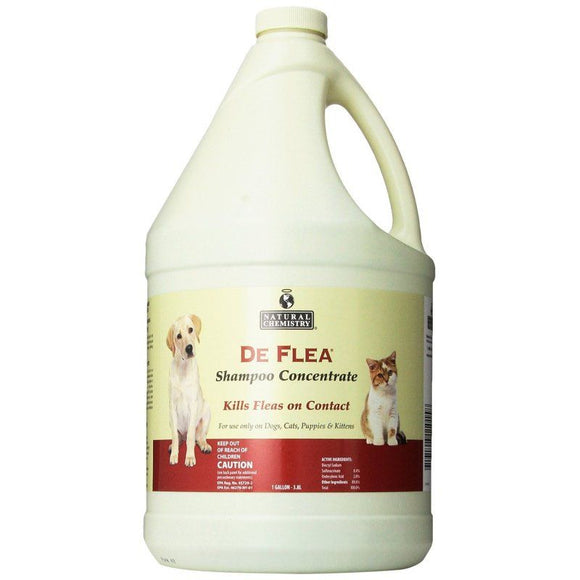 Natural Chemistry De Flea Shampoo Concentrate 1 Gallon