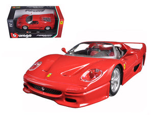 PACK OF 2 - Ferrari F50 Red 1/24 Diecast Model Car by Bburago