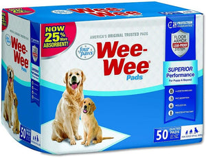 [Pack of 2] - Four Paws Wee Wee Pads Original 50 Pack (22" Long x 23" Wide)