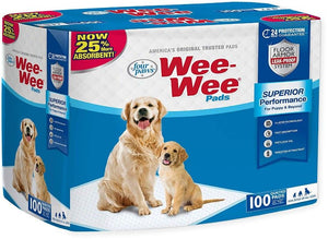 Four Paws Wee Wee Pads Original 100 Pack (22" Long x 23" Wide)
