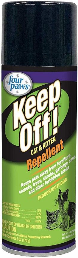 [Pack of 4] - Four Paws Keep Off!  Indoor & Outdoor Cat & Kitten Repellent 6 oz