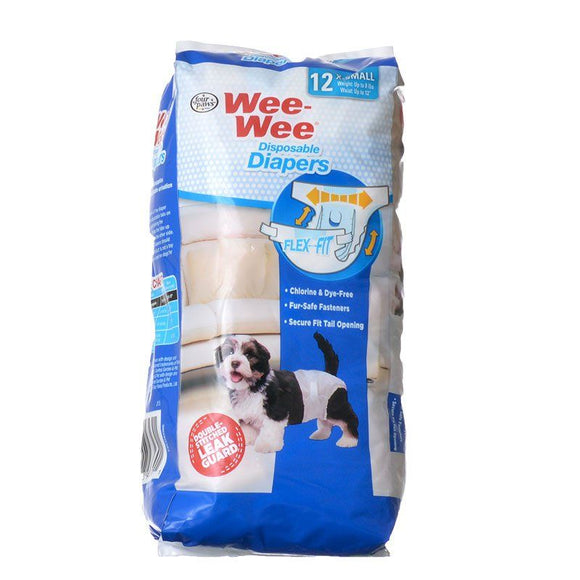Four Paws Wee Wee Diapers for Dogs