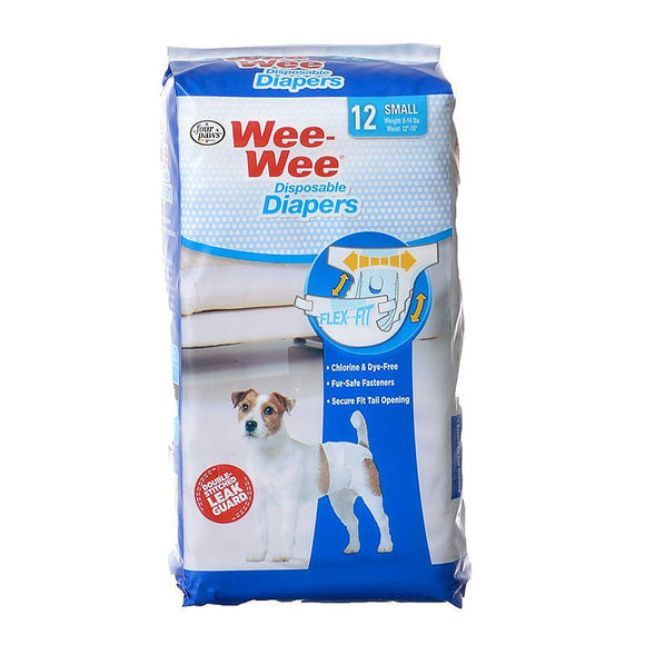 Four Paws Wee Wee Diapers for Dogs