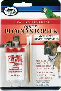 [Pack of 4] - Four Paws Quick Blood Stopper Antiseptic Styptic Powder 0.5 oz