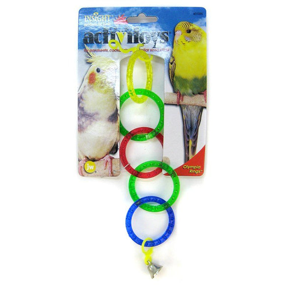 [Pack of 4] - JW Insight Olympic Rings Bird Toy Olympic Rings Bird Toy