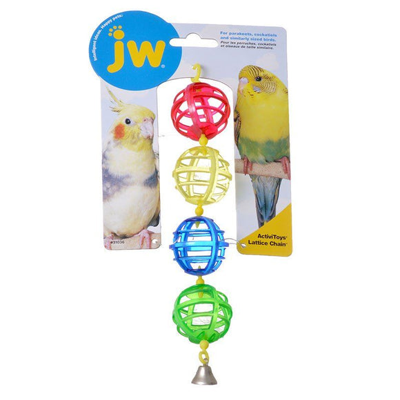 [Pack of 4] - JW Insight Lattice Chain Bird Toy Lattice Chain Bird Toy