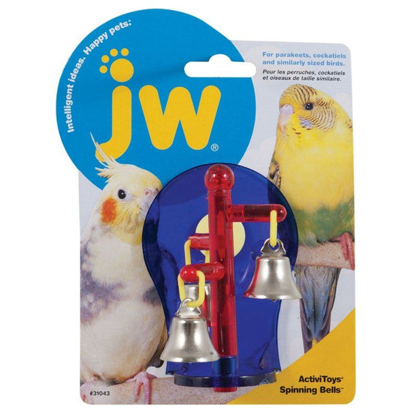 [Pack of 4] - JW Insight Spinning Bells Bird Toy Spinning Bells Bird Toy