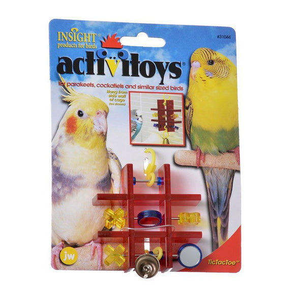 [Pack of 4] - JW Insight Tic Tac Toe Bird Toy Tic Tac Toe Bird Toy