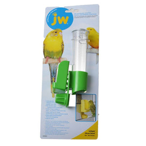 [Pack of 4] - JW Insight Clean Seed Silo Bird Feeder Regular - (2.25"W x 6.75"H)