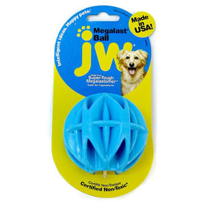 [Pack of 4] - JW Pet Megalast Rubber Dog Toy - Ball Medium - 3" Diameter
