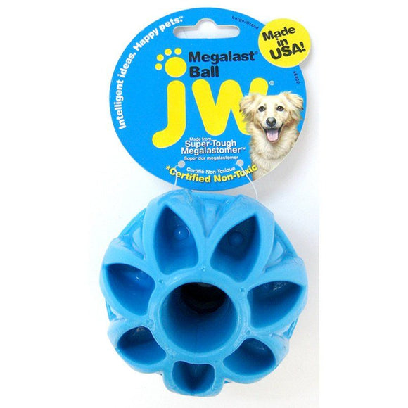 [Pack of 4] - JW Pet Megalast Rubber Dog Toy - Ball Large - 4
