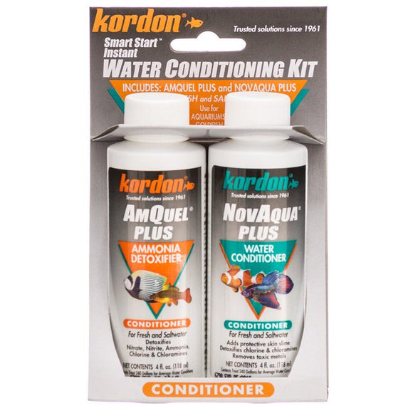 [Pack of 3] - Kordon NovAqua + AmQuel Start Smart Instant Water Conditioning Kit 4 oz