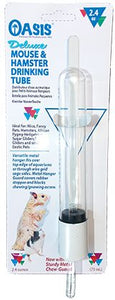 [Pack of 4] - Oasis Mouse & Hamster Drinking Tube Glass 2.4 ounce