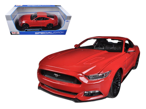 2015 Ford Mustang GT 5.0 Red 1/18 Diecast Car Model by Maisto