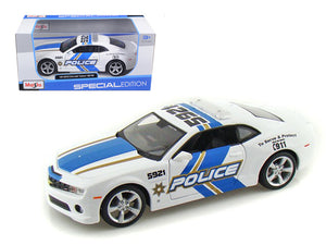 PACK OF 2 - 2010 Chevrolet Camaro RS SS Police 1/24 Diecast Model Car by Maisto