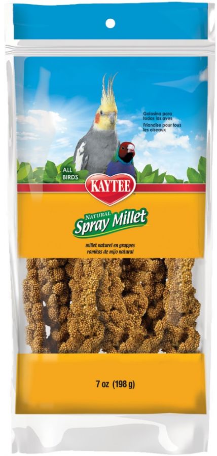 [Pack of 4] - Kaytee Natural Spray Millet for Birds 7 oz