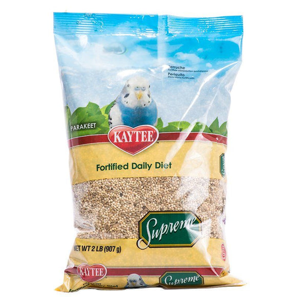 [Pack of 3] - Kaytee Supreme Daily Blend Bird Food - Parakeet 2 lbs