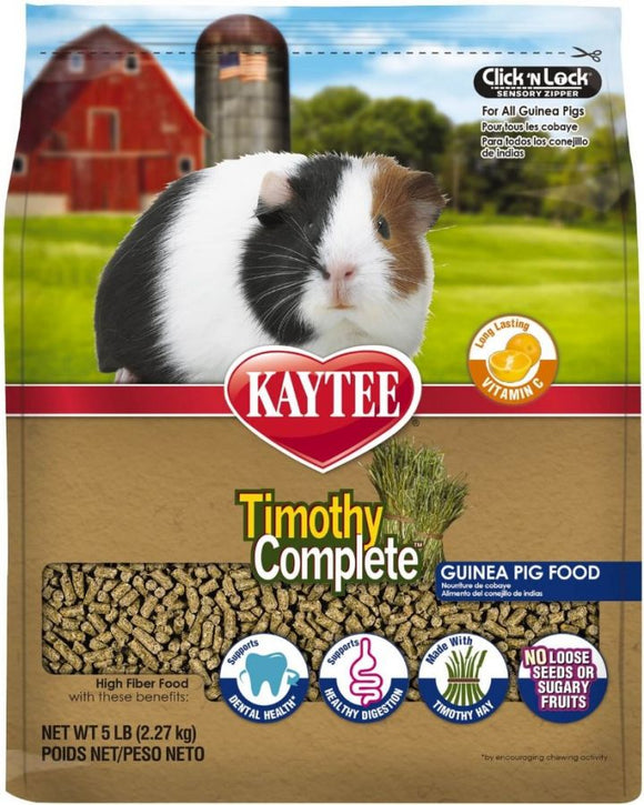 [Pack of 3] - Kaytee Timothy Complete Guinea Pig Food 5 lbs