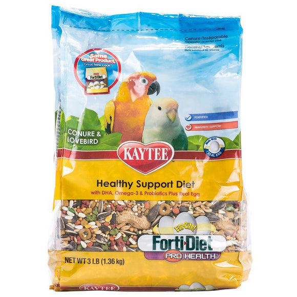 [Pack of 3] - Kaytee Forti-Diet Pro Health Egg-Cite! Conure Food 3 lbs