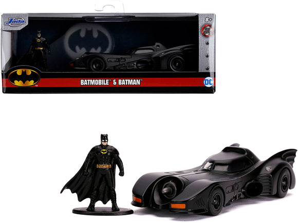 PACK OF 2 - 1989 Batmobile with Diecast Batman Figurine Batman
