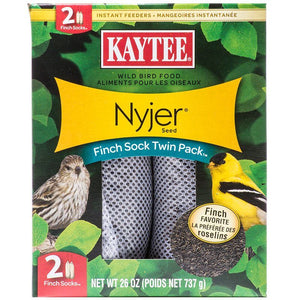 [Pack of 3] - Kaytee Finch Sock Bird Feeder 26 oz (2 Pack)