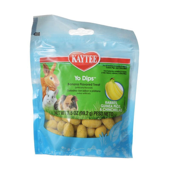 [Pack of 4] - Kaytee Fiesta Yogurt Dipped Treats - Rabbits & Guinea Pigs 3.5 oz