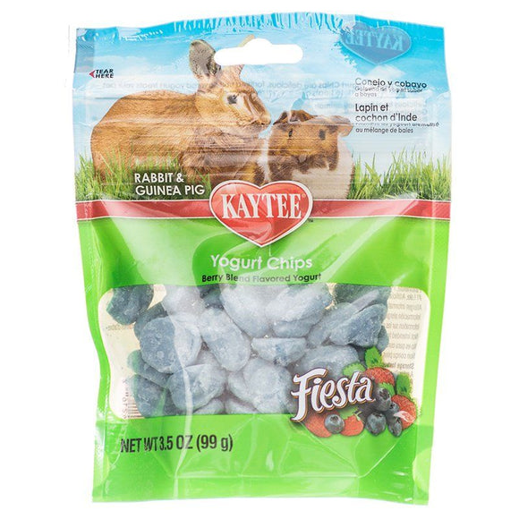 [Pack of 4] - Kaytee Fiesta Yogurt Chips - Rabbits & Guinea Pigs 3.5 oz