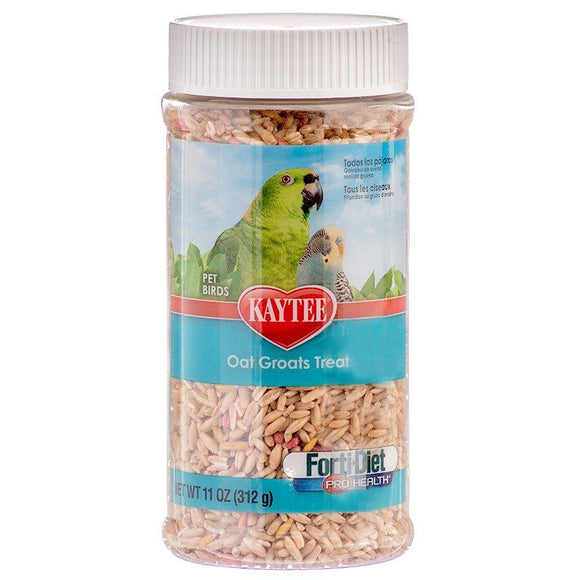 [Pack of 4] - Kaytee Forti-Diet Pro Health Oat Groats Treat - All Birds 11 oz