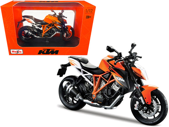 PACK OF 2 - KTM 1290 Super Duke R Orange 1/12 Diecast Motorcycle Model by Maisto