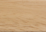 68" x 66.5" x 95" Natural Beige Foam Solid Wood Polyester Blend  3pcs Dining Set