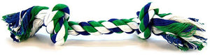 [Pack of 4] - Flossy Chews Colored Rope Bone Small (9" Long)