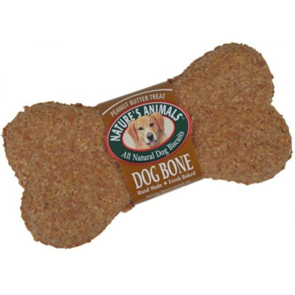 [Pack of 2] - Natures Animals All Natural Dog Bone - Peanut Butter Flavor 24 Pack