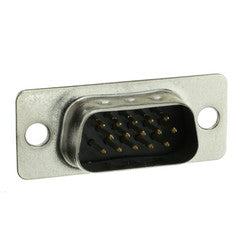HD15 (VGA) Male Connector, Solder Type