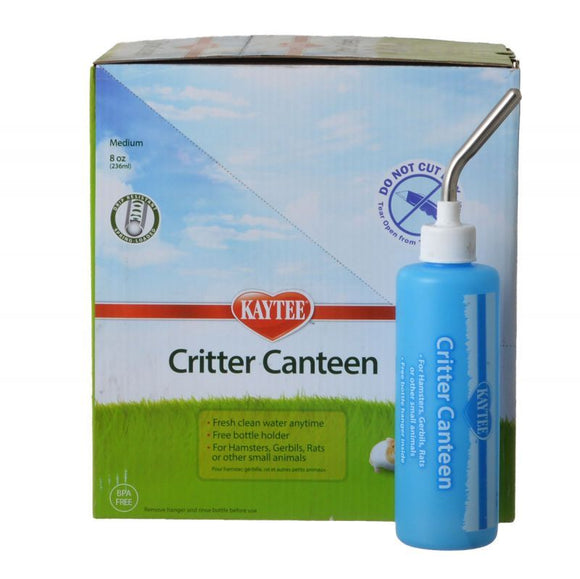 Kaytee Critter Canteen Water Bottle 8 oz (12 Pack)