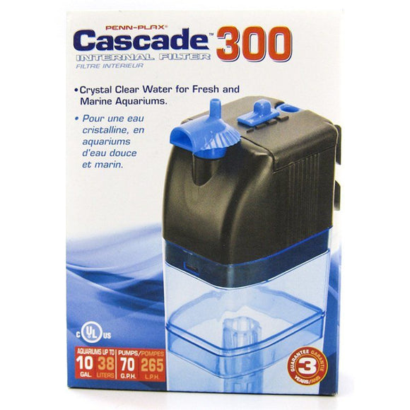[Pack of 2] - Cascade Internal Filter Cascade 300 - Up to 10 Gallons (70 GPH)