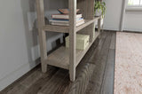 30" Bookcase with 2 Shelves in Washed Grey