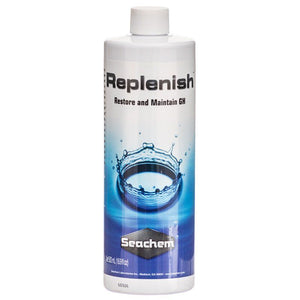 [Pack of 4] - Seachem Replenish 500 ml - (Treats 1;000 Gallons)