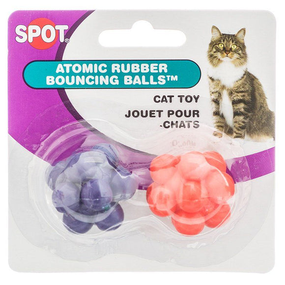 [Pack of 4] - Spot Spotnips Atomic Bouncing Balls Cat Toys 2 Pack